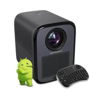 Imagem de Projetor de LED Multimídia Datashow Sistema Som Home Theater Sistema A