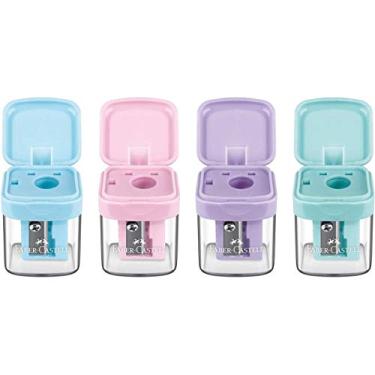 Imagem de Apontador com Deposito, Faber-Castell, MINIBOX, Multicor, pacote de 20