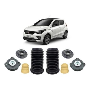 Imagem de Par Kit Coxim Rolamento Dianteiro Fiat Mobi 2017 2018 2019