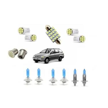 Imagem de Kit Lâmpadas Led + Farol Fiat Strada Palio Siena 2001 A 2004