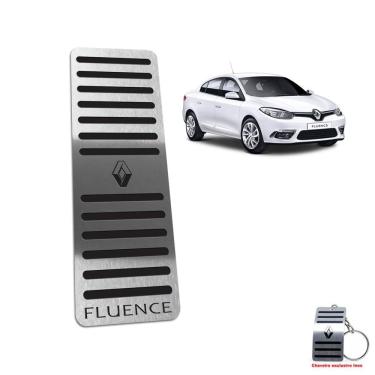 Imagem de Descanso De Pé Renault Fluence 2011/2019 Preto Aço Inox