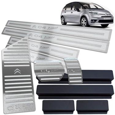 Imagem de Descanso Pedaleira Soleira C4 Picasso 2008 A 2014 Prata