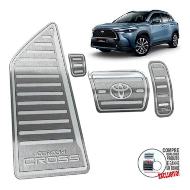 Imagem de Descanso + Pedaleira Toyota Corolla Cross 2022 Prata