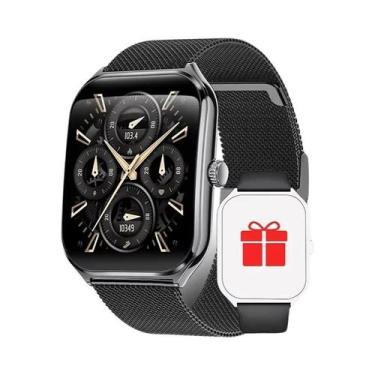 Imagem de Smartwatch Masculino Com Tela AMOLED De 1.96", Chamada via BT, Monitor