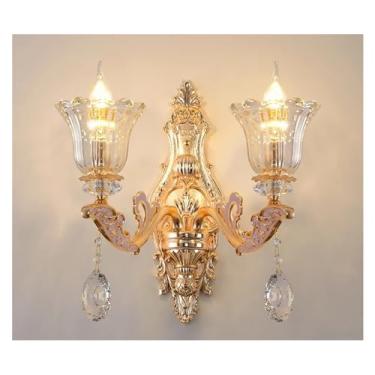 Imagem de Lustre de luxo, lustre de cristal europeu, luminária para sala de estar, luminária para sala de jantar simples e luxuosa, luminária para quarto, estilo moderno, lâmpadas e lanternas para cas