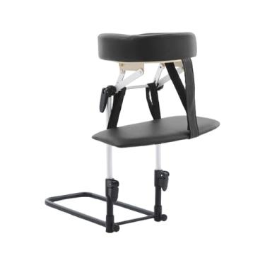 Imagem de Kokiya Kit de massagem com apoio de braço para mesa de massagem, travesseiro portátil para rosto para baixo, apoio de cabeça ajustável, Cinza