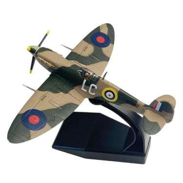 Imagem de menolana Modelo de aeronave de liga metálica em escala 1/72, brinquedo simulado de avião para bar, sala de estar, escritório, decoração de armário de TV, R9612