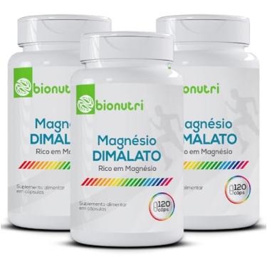 Imagem de Kit 3x Magnésio Dimalato 120 Cápsulas - Bionutri