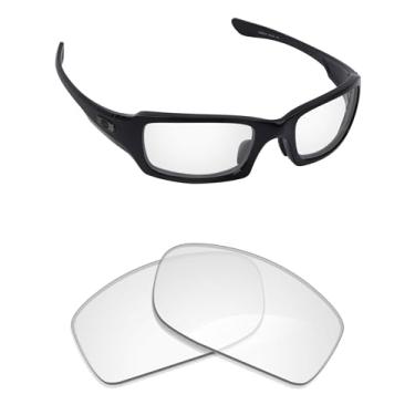 Imagem de Lentes de substituição polarizadas Alphax para Oakley Fives Squared OO9238 - Várias opções, Crystal Clear Non-polarized, One Size