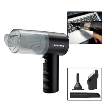 Imagem de Mini aspirador de pó e soprador portátil a bateria usb - Bomvink