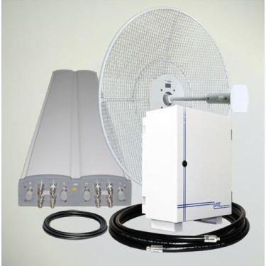 Imagem de Sistema de Repetidor de Sinal Celular Outdoor - 123db (1 Watt) - 2G/3G