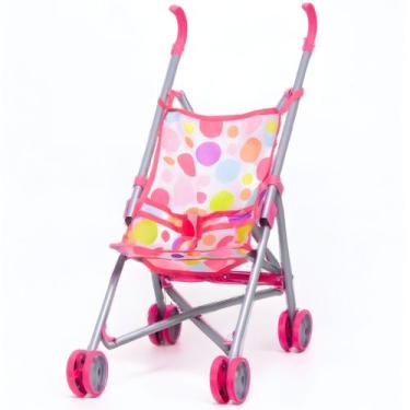Imagem de Carrinho De Boneca Standard Dobrável Rosa - Castela - CASTELA BRASIL