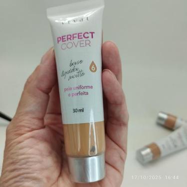 Imagem de Base líquida matte perfect cover vivai cor 6