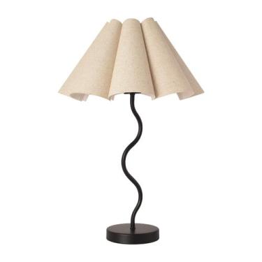 Imagem de Lámpara de Mesa Pequeña KUNJOULAM para Buró 56 cm 110 V