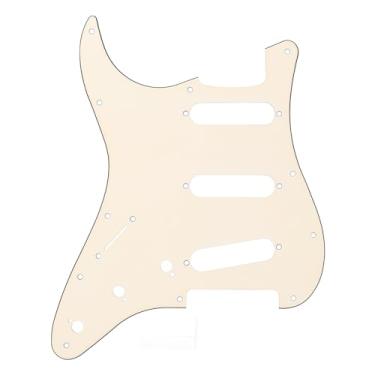 Imagem de Eujgoov Pickguard de Guitarra Elétrica Decorativo contra Arranhões Em PVC Protetor de Picareta 62 Cor Bege