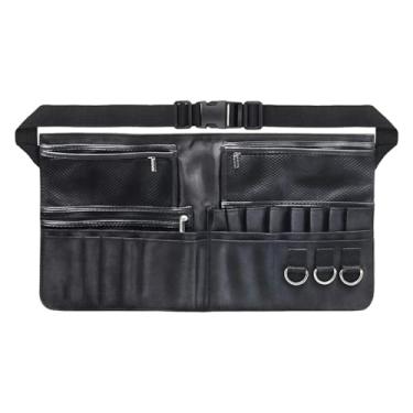 Imagem de predolo Bolsa de cintura para pincéis de maquiagem, suporte para pincéis de cosméticos, grande capacidade, organizador de viagem, leve, resistente e portátil,