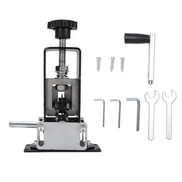 Imagem de YWBL-WH Máquina de Descascar Fio Manual, Descascador de Fio de Cobre de Liga de Aço Com Furadeira 2 Em 1 Alimentada e Manivela para Cabo de 0,04-1 pol., Descascador de Portátil para Uso Profissional