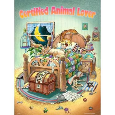 Imagem de PieceRelax Quebra-cabeça de plástico para adultos 1008 peças - Gary Patterson - certificado amante dos animais jogos de mesa e presentes mais satisfatórios sem necessidade de tapete de quebra-cabeça