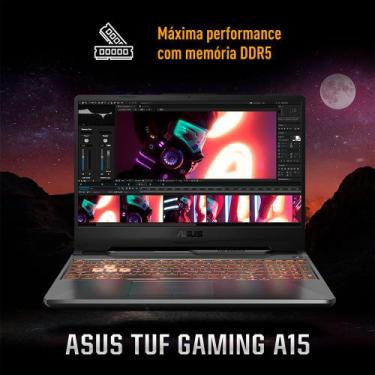 Imagem de Notebook Asus Tuf Gaming A15 AMD Ryzen 7 16GB/512GB 16P. 16GB, 512GB S
