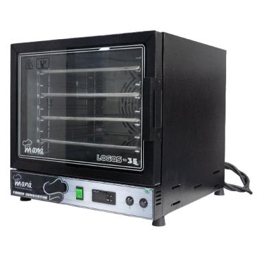 Imagem de Forno Turbo Convector Elétrico Maná Logos 35 Digital Preto 110V
