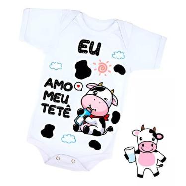 Imagem de Roupa Body Bebê Temático Fazendinha Bezerrinho - Vem Bebê, P - Manga L