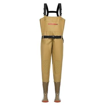 Imagem de Hip Waders Perneiras de quadril para homens, usadas para pesca, lavagem carros e indústria aquicultura(Yellow,42 EU)