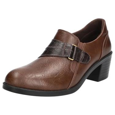Imagem de Easy Street Lavelle feminino, Croco marrom-marrom, 8.5 X-Wide