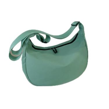Imagem de Bolsas transversais para mulheres, bolsas masculinas Hobo, lua crescente, bolsa de ombro, Verde