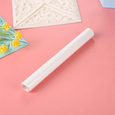 Imagem de Folha reativa de toner de 7,6 cm x 16,1 m para fazer cartões, scrapbooking e projetos de mídia mista, artesanato, rolo de papel de transferência de calor por impressora e laminador a laser, sistema de