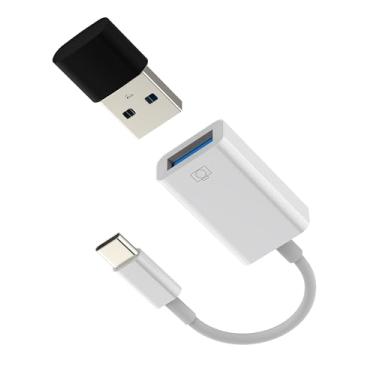 Imagem de Adaptador USB C macho para USB 3.0 fêmea para Apple tipo C OTG cabo Thunderbolt conversor para iPhone 16 15 Pro Max MacBook Dongle compatível com Samsung S25 S24 para iPad Flash Drive carro câmera