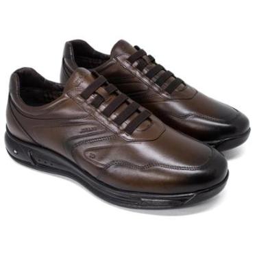 Imagem de Sapato Tênis Sapatênis Casual Jota Pe 3D Evolution MAXX Couro Nobre Legítimo Cadarço Elástico 78018-Masculino