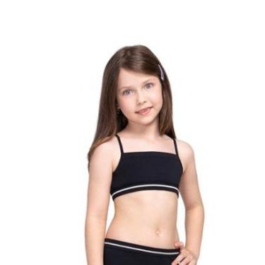 Imagem de Soutien Top Lobinha Infantil Mocinha Sem Costura Sem Bojo Alcinhas Microfibra Lupo-Feminino