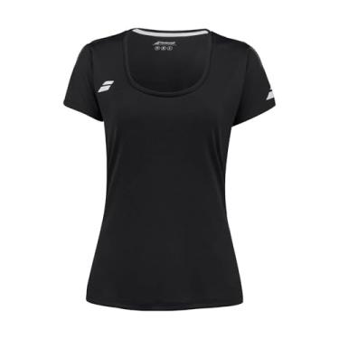 Imagem de Camiseta Feminina Babolat Play Cap Sleeve - Tamanho - M - Preto