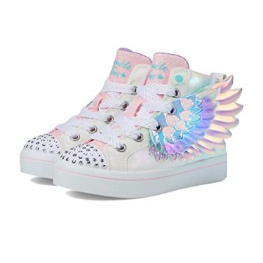 Imagem de Skechers Tênis infantil unissex TWI-Lites 2.0-Wingsical WIS, Branco/Multi, 21