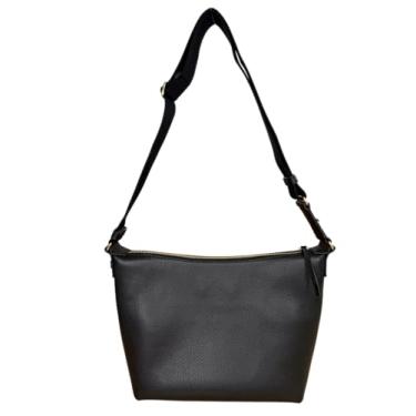 Imagem de Tory Burch Bolsa tiracolo feminina Thea de couro granulado (preta)