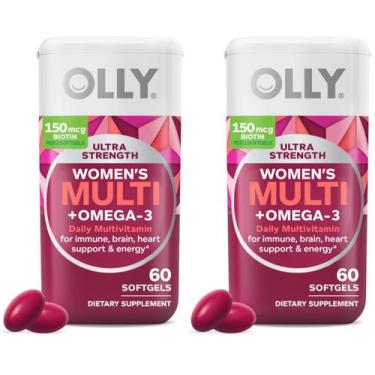 Imagem de Cápsulas gelatinosas femininas OLLY Ultra com ômega-3, 120 unidades