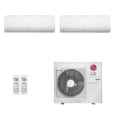 Imagem de Ar-Condicionado Multi Split Inverter LG 30.000 (2x Evap HW 24.000) Quente/Frio 220V