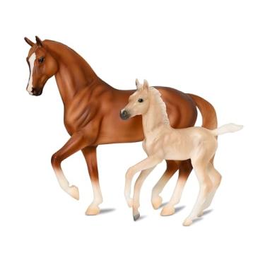 Imagem de Breyer Horses Freedom Series |Power & Precision Horse & Foal Set | Horse Figurine | 9" L x 7" H | Model #B-FS-10251