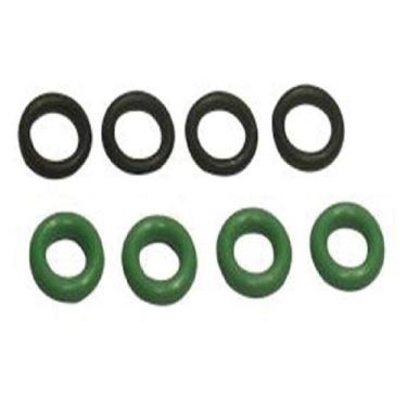 Imagem de Kit de anéis de viton para bico injetor 4 finos 4 grossos aas0006 - DU