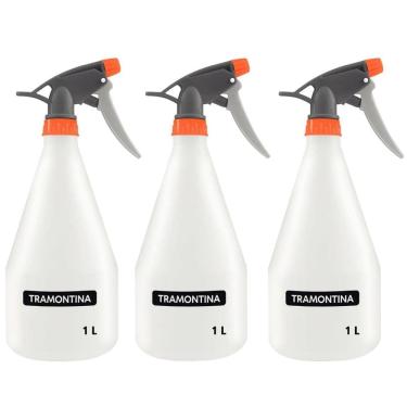 Imagem de Borrifador Pulverizador Jardinagem Manual 1 Litro Kit 03 Un