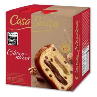 Imagem de Panettone Casa Suíça Choconozes 500g - 2139, Casa Suíça