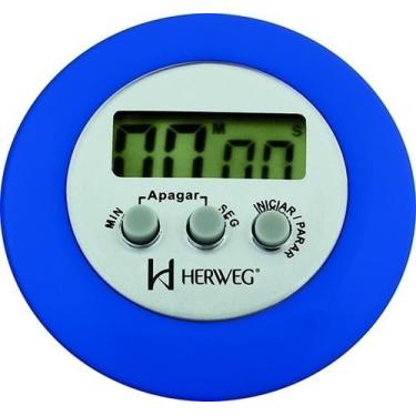 Imagem de Kit 06pç Timer Digital Cronômetro Regressivo Herweg 3308