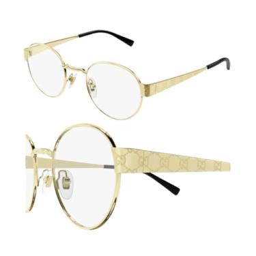 Imagem de Gucci GG0550O Óculos modernos de designer elegantes com armação de olho de gato arredondado com kit eSHADES de luxo - Abrace a sofisticação e a elegância, Feminino, 51mm