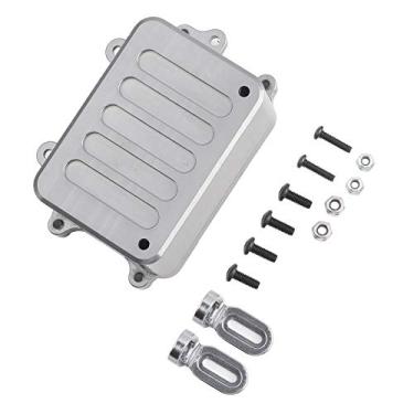 Imagem de SIWOTED Metal Receiver Caixa ESC Caixa Peças de atualização adequadas para SCX10 1/10 RC Crawler Car