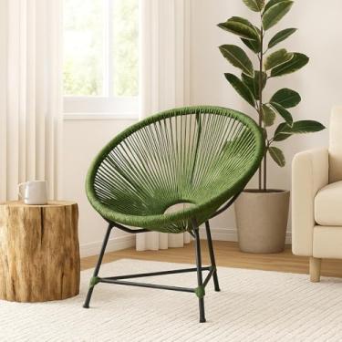 Imagem de Cadeira Acapulco Alumínio Verde Corda Naútica Externo Sol Clube Nautico Resort Parque Aquatico