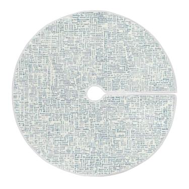 Imagem de GUIJI Saias de árvore de Natal com estampa de parede, decoração de casa, saia de árvore de Natal para ornamentos