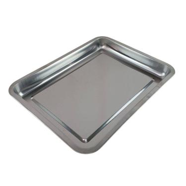 Imagem de Assadeira Retangular Aluminio Forma Cozinha Forno Receita Bolo Pao Biscoito Culinaria Assar Gratinar Bandeja