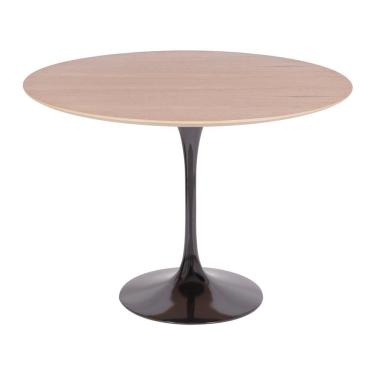 Imagem de Mesa Saarinen Redonda Freijó 150cm - Base Preta