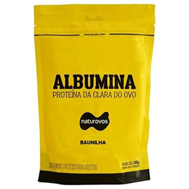 Imagem de Albumina - Refil, Naturovos, Baunilha, 500 g