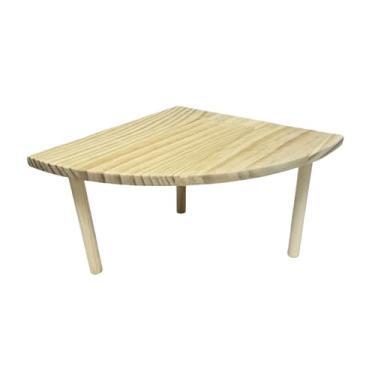 Imagem de Generic Plataforma de madeira para hamster com escada, brinquedo de escalada, esconderijo para pequenos animais de estimação, escada para escalada e outros, Mesa em Forma de Leque